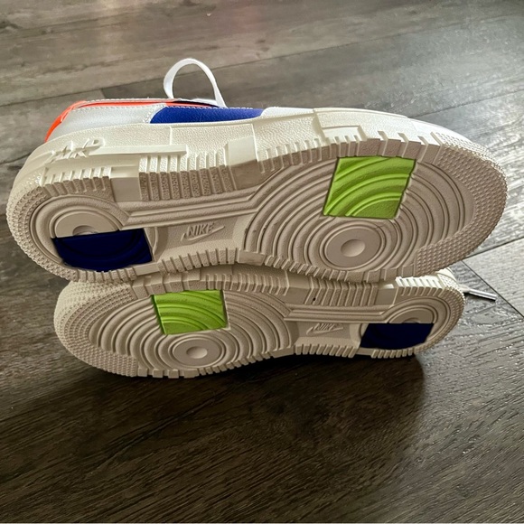 Nike Air Force 1 Pixel Summit White Concord Hyper Crimson Sneaker - Picture 9 of 11